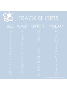 Sugar Bee-Sugar Bee Red Tulip Retro Track Short-Whoopsie Daisy