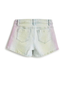 Tractr-Tractr Birttany Ombre Denim Short-Whoopsie Daisy