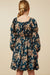 Hayden Teal Floral Print Dress