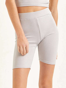 Good Girl-Good Girl Ribbed BikerShorts-Whoopsie Daisy