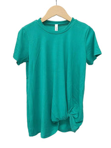 Good Girl-Good Girl Twisted Knot Short Sleeve Top-Whoopsie Daisy