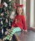 Millie Jay Christmas Helper Ruffle Applique Pant Set