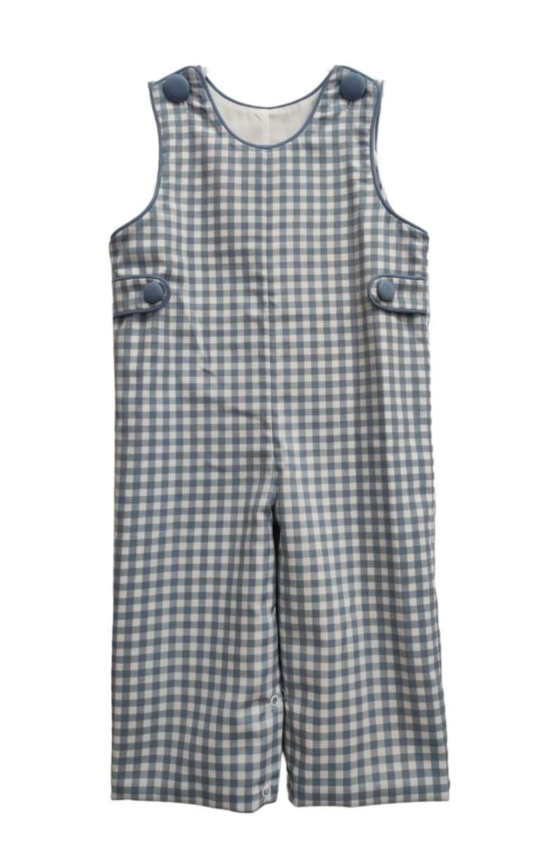 Three Sisters-Three Sisters Blue Gingham Check Longall-Whoopsie Daisy