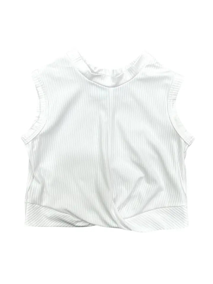 Sugar Bee-Sugar Bee Knot Front Top-Whoopsie Daisy