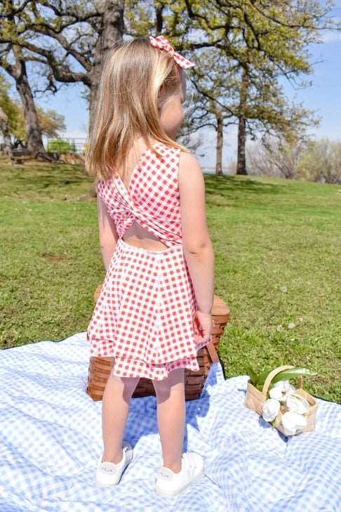 Sugar Bee-Sugar Bee Gingham Tennis Dress-Whoopsie Daisy