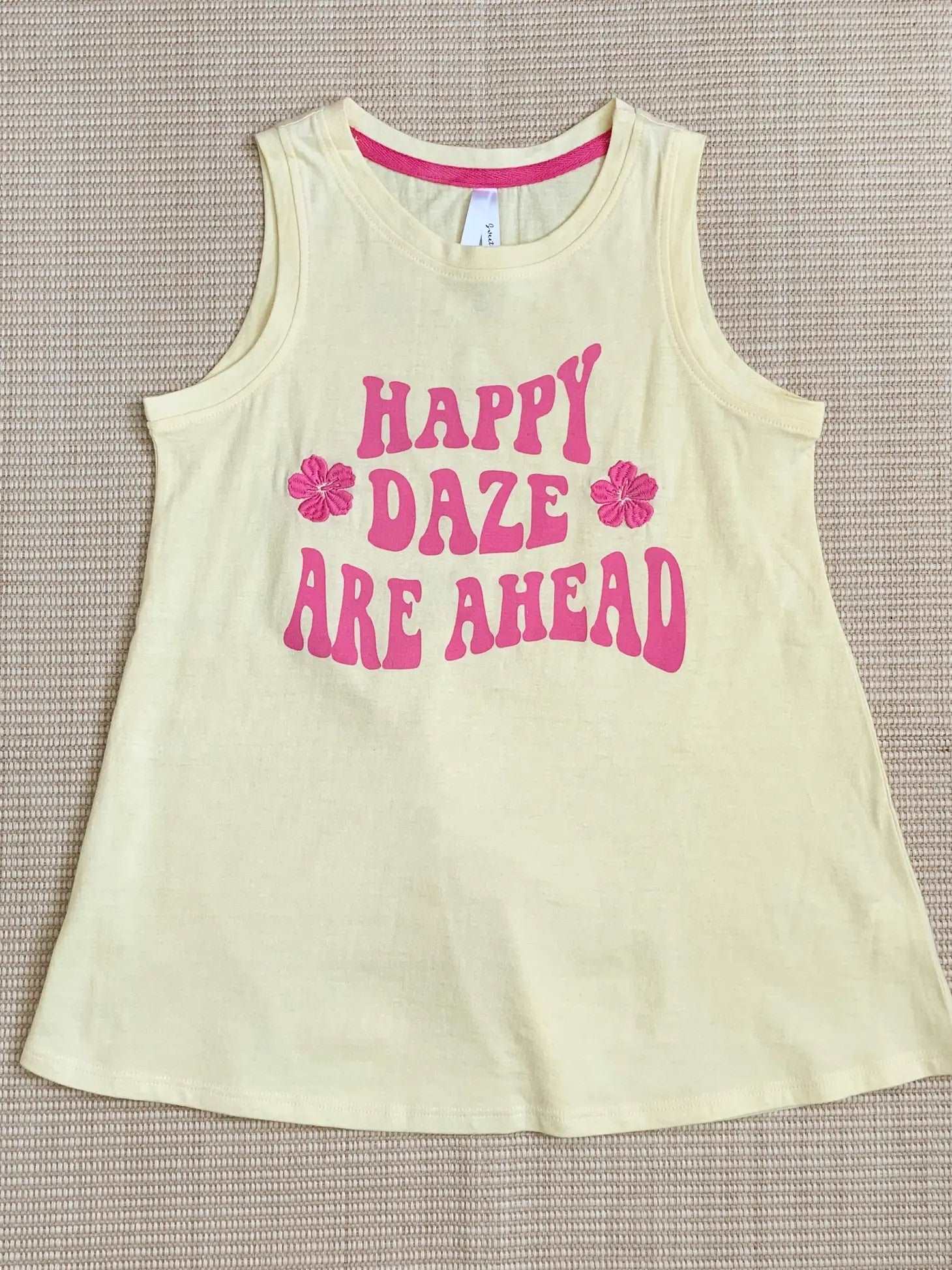Sweet Soul Tween-Sweet Soul Tween Happy Daze Ahead Tank Top-Whoopsie Daisy