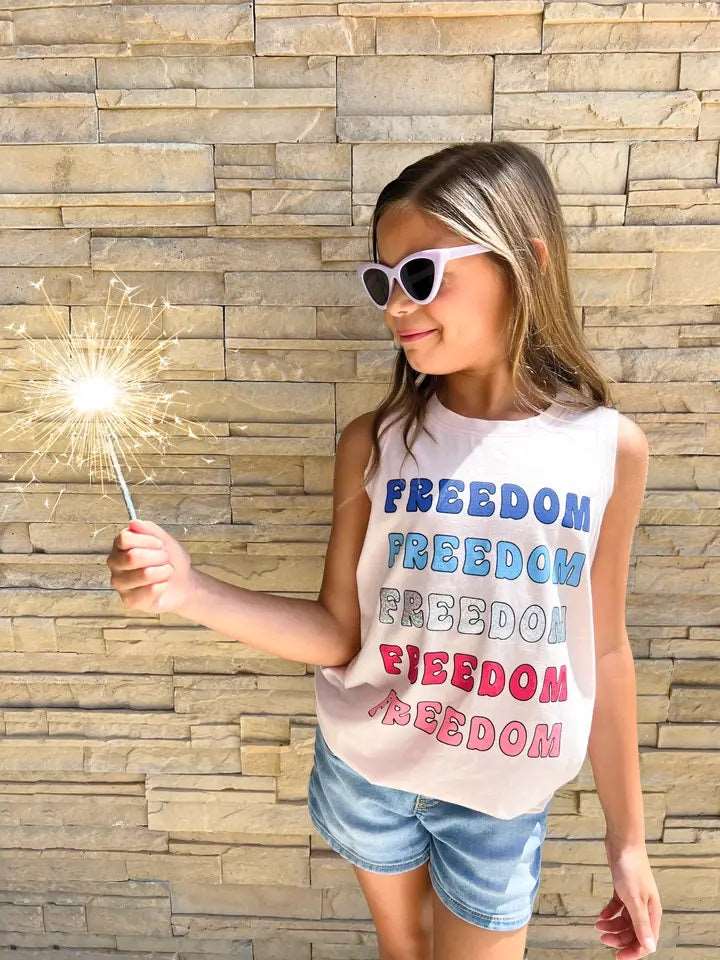 Sweet Soul Tween-Sweet Soul Freedom Freedom Freedom Tank-Whoopsie Daisy