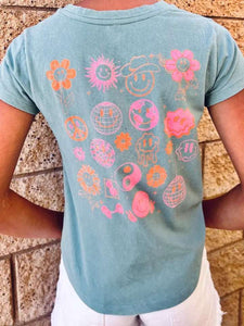 Sweet Soul Tween-Sweet Soul Good Mood Attitude Pocket Tee-Whoopsie Daisy