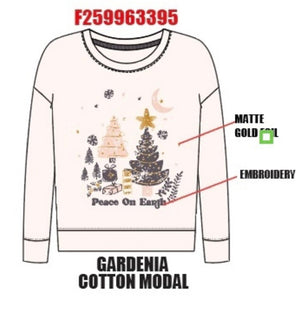 Sweet Soul Tween Peace On earth Long Sleeve Tee