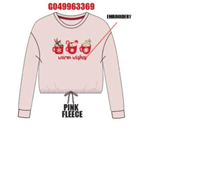 Sweet Soul Tween Warm Wishes Tie Front Sweatshirt