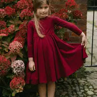 Floras Mullbery Twirl Dress