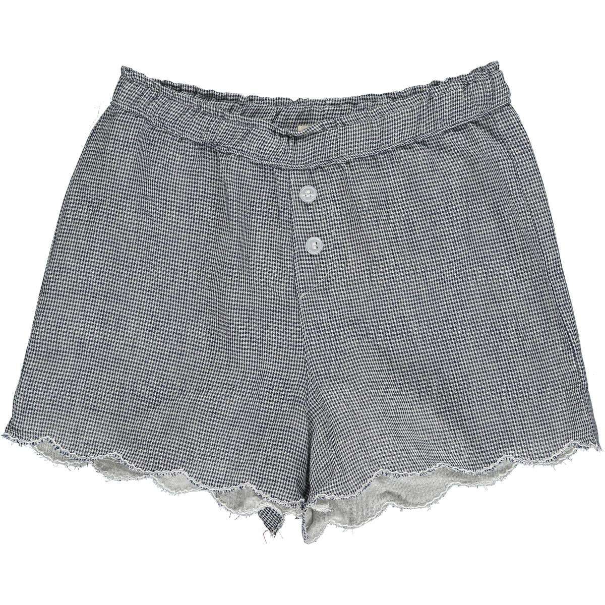 Vignette-Vignette Beatrix Check Scalloped Short-Whoopsie Daisy