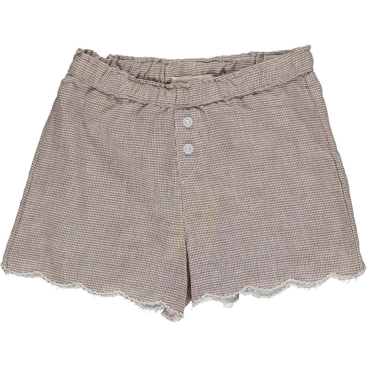 Vignette-Vignette Beatrix Check Scalloped Short-Whoopsie Daisy