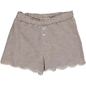 Vignette-Vignette Beatrix Check Scalloped Short-Whoopsie Daisy
