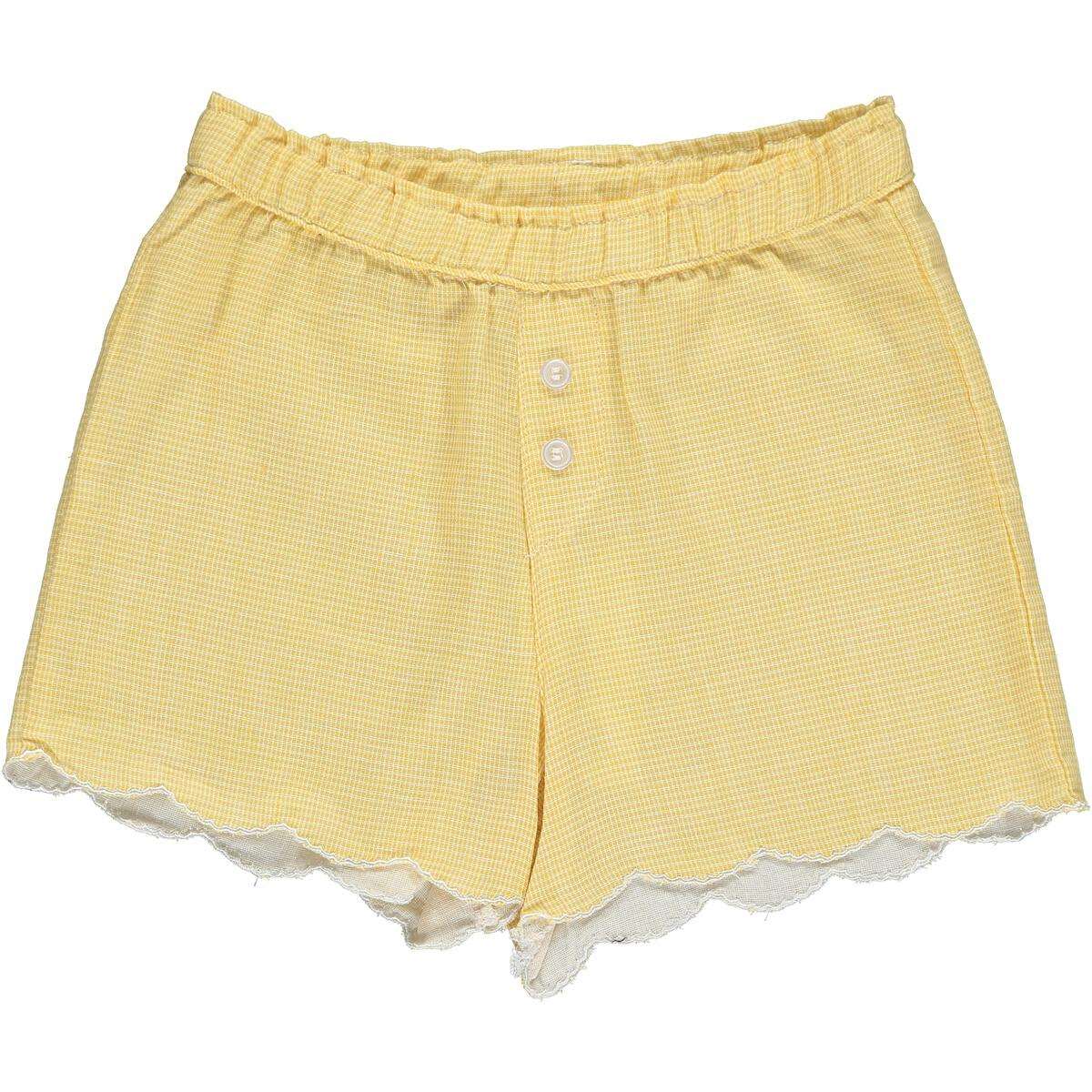 Vignette-Vignette Beatrix Check Scalloped Short-Whoopsie Daisy