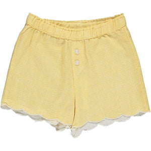 Vignette-Vignette Beatrix Check Scalloped Short-Whoopsie Daisy