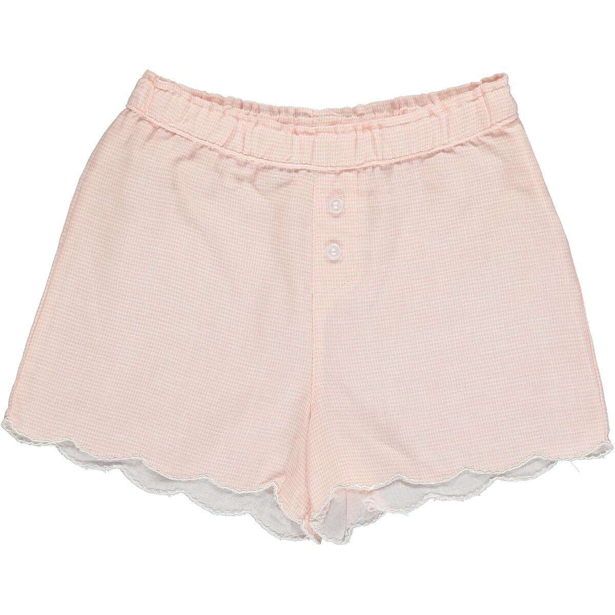 Vignette-Vignette Beatrix Check Scalloped Short-Whoopsie Daisy