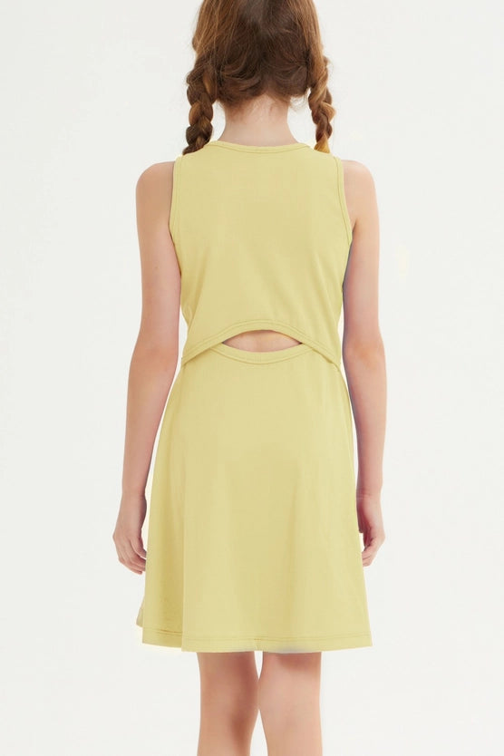 Good Girl-Good Girl Fit 7 Flare Cut out Back Dress-Whoopsie Daisy