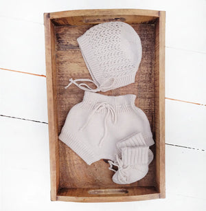 Mali Wear Knitted Baby Bonnet