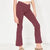 Good Girl Crossover Waist Ribbed Flare Pant