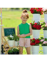 Sugar Bee-Sugar Bee Red Tulip Retro Track Short-Whoopsie Daisy