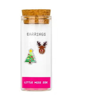 Little MIss Zoe Holiday Earring Set