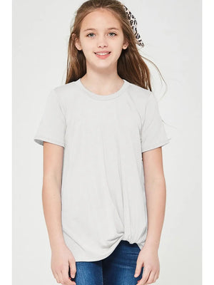 Good Girl Twisted Knot Short Sleeve Top