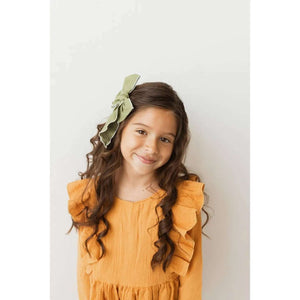 The Little Piggy Bow Co-The Little Piggy Bow Co Large Hemmed Bow-Whoopsie Daisy