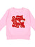 Sweet Wink Santa Baby Patchwork Sweatshirt