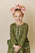 Swoon Baby Olive Ditsy Floral Petal Pocket Dress