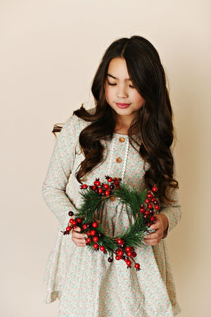 Swoon Baby Holiday Ditsy Floral Petal Dress