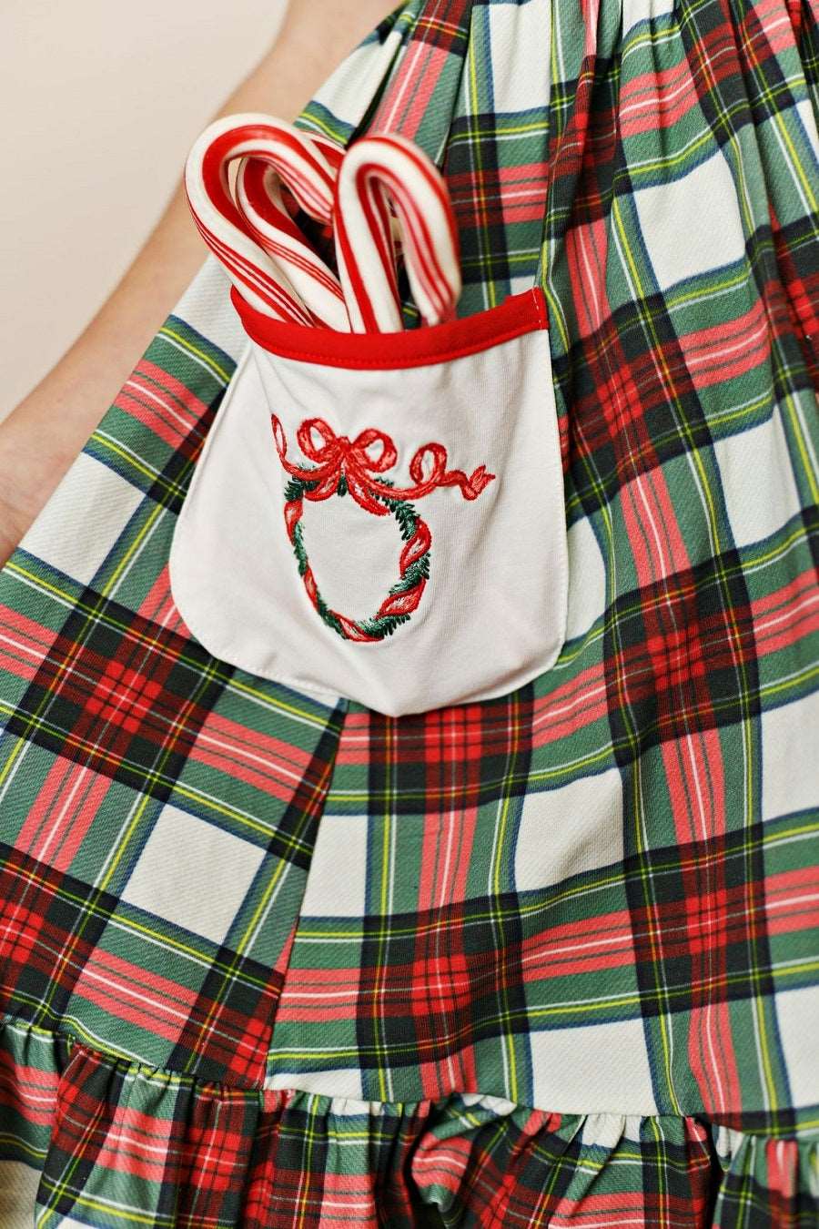 Swoon Baby-Swoon Baby Perfectly Plaid Embroidery Pocket Dress-Whoopsie Daisy