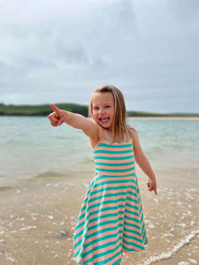 Vignette-Vignette Tori Ribbed Stripe Dress-Whoopsie Daisy