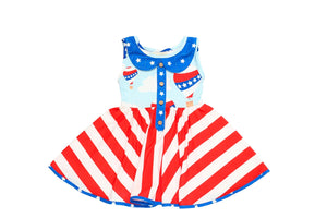 Be Girl Clothing Home of The Brave Twirler