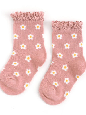 Little Stocking Co Midi Flower Sock