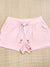 Paper Flower Classic Pink Knit Short
