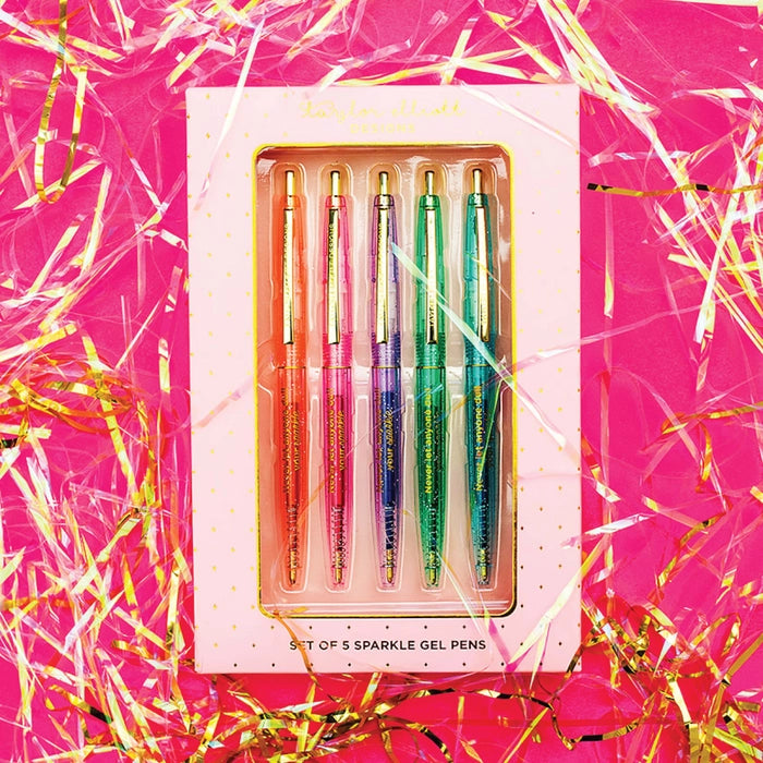 Taylor Elliot Sparkle Gel Ink Pen Set - Whoopsie Daisy