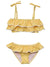 Snapper Rock Marigold Stripe Ruffle Bikini