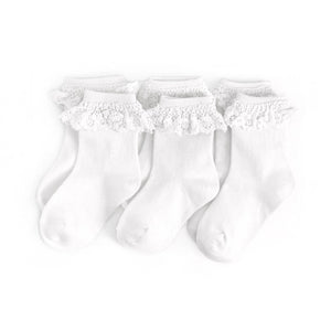 Little Stockings Co 3 Pack Midi Lace Sock